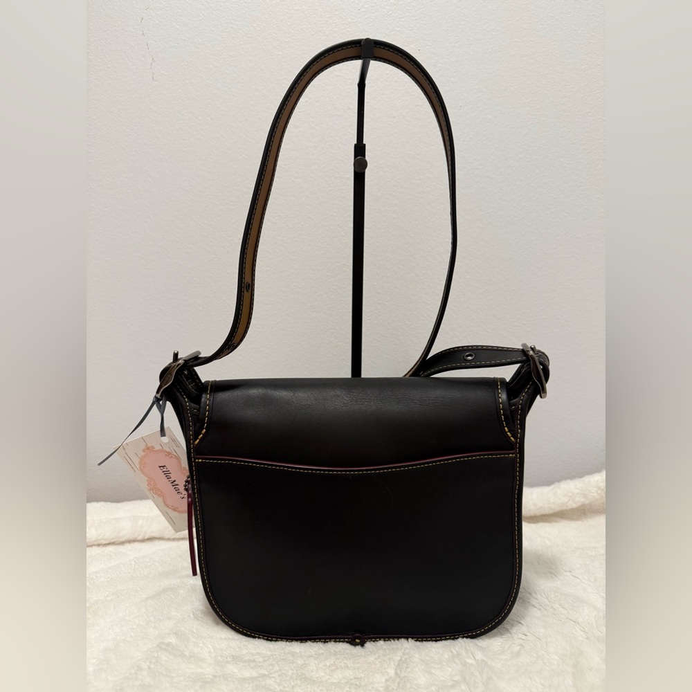Coach Disney Mickey Saddle Black Crossbody Bag NWOT - Picture 3 of 10